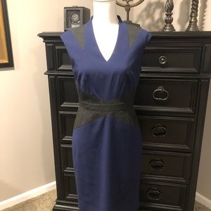 Chelsea Rose Navy Dress... Size 6